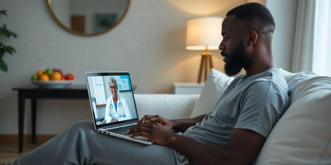 Healthcare team collaboration with AI technology